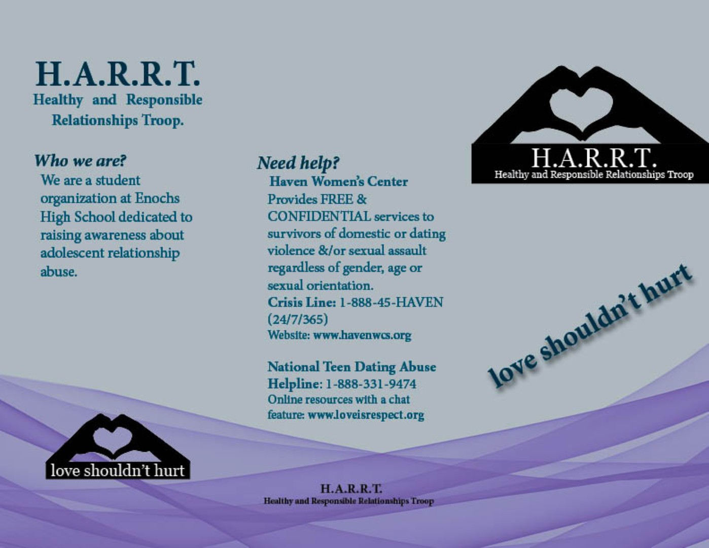 Brochure by Lindy Adams